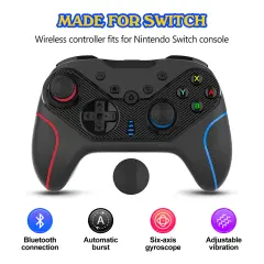 Bluetooth Controller Gamepad Wireless Joystick Joypad for NS-Switch/Switch Lite/PC/iOS/Android Game Control