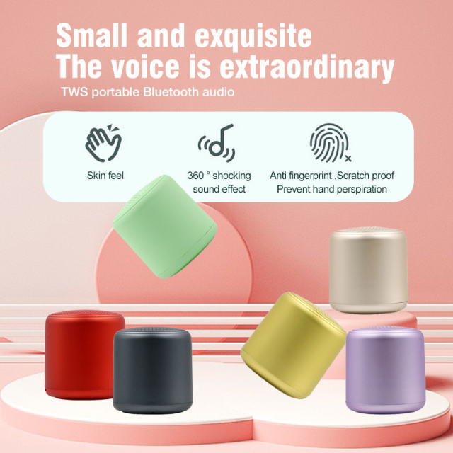 Little Fun Portable Bluetooth Speaker TWS Stereo Wireless Soundbar Mini Loudspeaker Box