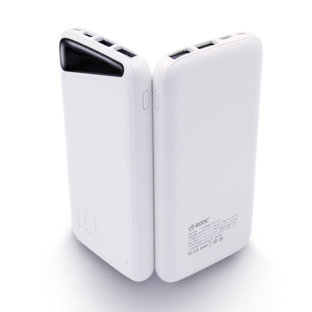 10000mAh Power Bank Dual USB Port Quick Charge Powerbank Outdoor Travel External Battery for Xiaomi Huawei iPhone