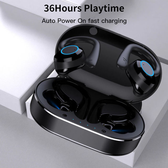 TWS Bluetooth Earphones Touch Control Wireless Headphones with Microphone Sports Waterproof Wireless Earbuds 9D Stereo Headsets