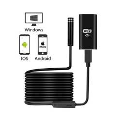 WiFi Endoscope Cameras Waterproof Inspection Snake Mini Camera for Fishing USB Borescope for Car for Iphone & Android Smartphone