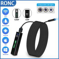 WiFi Endoscope Cameras Waterproof Inspection Snake Mini Camera for Fishing USB Borescope for Car for Iphone & Android Smartphone
