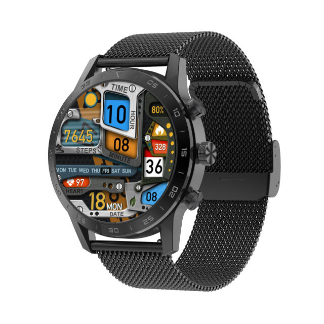 KK70 PPG ECG Smart Watch Men Wireless charging Bluetooth Call Music Player IP68 Waterproof Password 454*454 Smartwatch