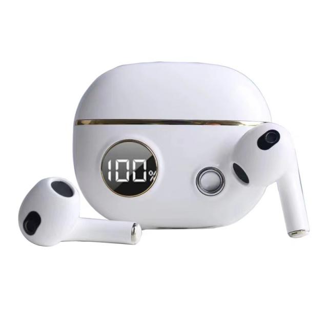 APRO8 Wireless Bluetooth Earphones Mini Stereo Sound Headphones TWS Retro Earbuds Power Digital Display Charging Box with Mic