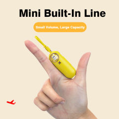 5000mAh Power Bank Type C Fast Charge With Cable Lanyard Mini Portable Charger for iPhone Xiaomi Mobile Phone Emergency Charging Secondary Battery