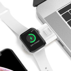 A6 Portable Wireless Charger for Apple Watch Series 6 5 4 3 2 1 Mini Charging Dock Station Stand USB Magnetic Chargers