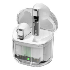 Wireless Headphones Bluetooth 5.3 Earphones In-Ear Sports Running Headset Creative Transparent Gaming Earbuds with Microphone