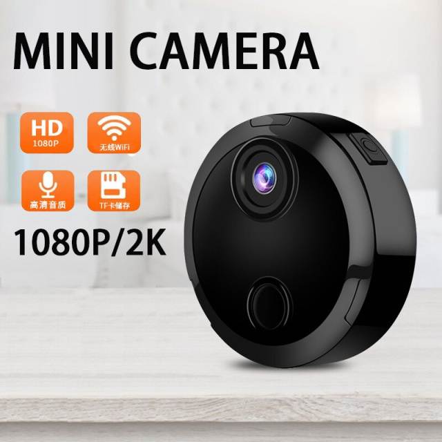 Mini Camera 1080P/2K Night Vision Smart Home Surveillance Cameras with Wifi Remote Action Videcam Security Protection Hidden TF