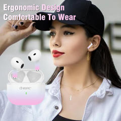 Gradient TWS Bluetooth Headphones With Microphone Earphones Gaming Headset Sport Earbuds AAC Support Customization