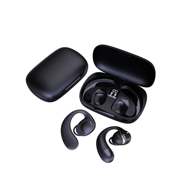 Open Wireless Sport Earbuds Ear Hook Waterproof Headset with Microphone Air Conduction Quality Sound Bluetooth Outdoor Earphones