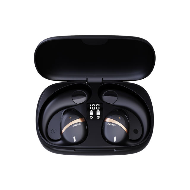 Open Wireless Sport Earbuds Ear Hook Waterproof Headset with Microphone Air Conduction Quality Sound Bluetooth Outdoor Earphones