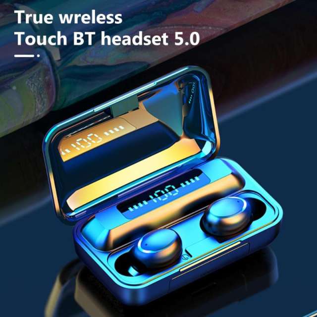 F9-5C Wireless Headphones Tws Bluetooth Earphones 5.1 9D Stereo Sports Wireless Earbuds Waterproof Noise Reduction gaming Headset
