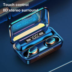 F9-5C Wireless Headphones Tws Bluetooth Earphones 5.1 9D Stereo Sports Wireless Earbuds Waterproof Noise Reduction gaming Headset