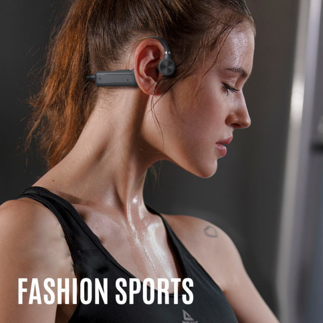 Air Conduction Wireless Bluetooth Headphones Sport TWS Bluetooth Neckband Headset Hearing Aids Earphones Handsfree With Mic