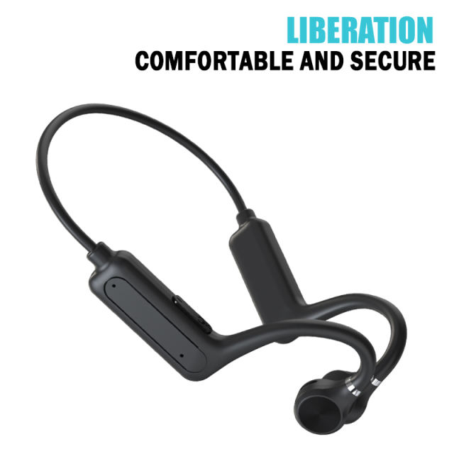 Air Conduction Wireless Bluetooth Headphones Sport TWS Bluetooth Neckband Headset Hearing Aids Earphones Handsfree With Mic