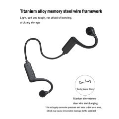 Air Conduction Wireless Bluetooth Headphones Sport TWS Bluetooth Neckband Headset Hearing Aids Earphones Handsfree With Mic