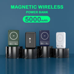 5000mAh Magnetic Power Bank Mini Portable High Capacity Charger 15W Wireless Fast Charging External Battery Pack for iPhone Android