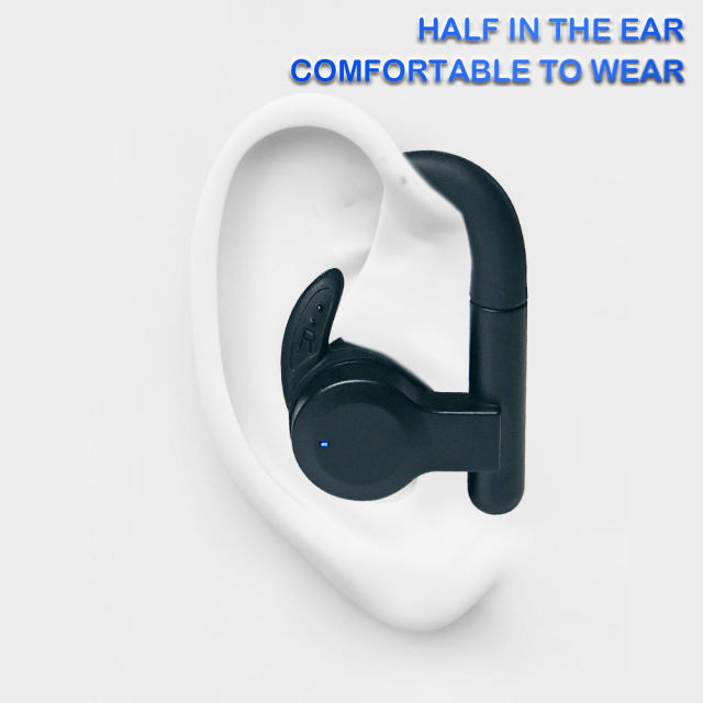 T22 Wireless Earphones Ear Hook Touch Control Business Headset Bluetooth-compatible 5.2 Sports Earbuds Suitable For All Smart Phones