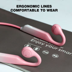 Air Conduction Earhook Bluetooth Earphone Earbuds V5.0 Wireless with Microphone Sports Headphones Headsets Gradient Color