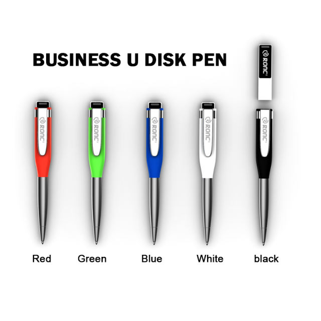 USB Flash Drive 32 GB Ballpoint Pens Metal Pen Drive 64GB Pendrive 128GB 8GB 4GB Flash Memoria Usb Disk for Business Gift