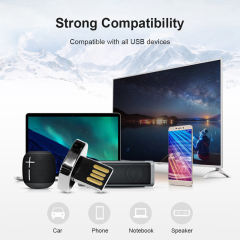 Built-in music 16GB 32GB 64GB Flash Mini Short Car U Disk Pendrive USB2.0 Short UDP Udisk Chip Flash Music Video USB Drive