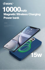 New Private Model External Battery 10000mah Magnetic Wireless Power Bank for iphone 12