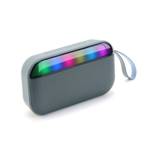 LED Bluetooth Speaker Portable Radio Wireless Bass Subwoofer Music Player Support USB TF FM Radio with Light
