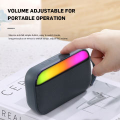 LED Bluetooth Speaker Portable Radio Wireless Bass Subwoofer Music Player Support USB TF FM Radio with Light