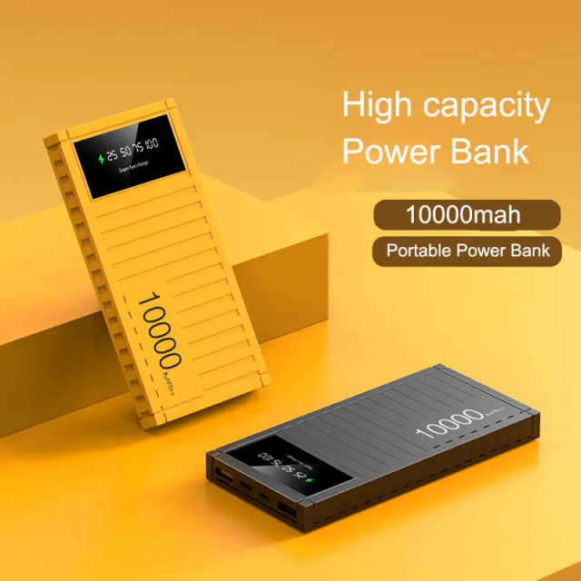 New Model Container Power Bank 10000Mah 20000Mah 30000Mah 50000Mah Portable Powerbanks