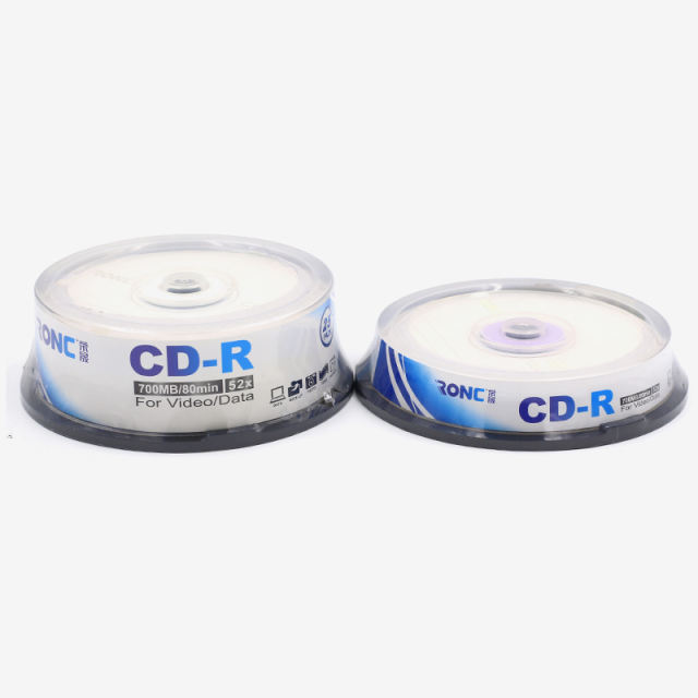 50 HP Blank 52X CD-R CDR Branded Logo 700MB Media Disc
