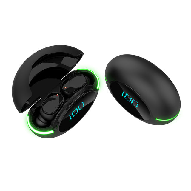 Y80 True Wireless Earbuds Bluetooth 5.3 Headphones Touch Control with Wireless Charging Case