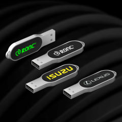 Light-up USB 3.0 Flash Thumb Pen Drive with Metal Casing