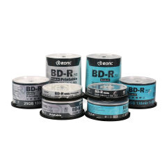 Blu-ray BD-R Dual Layer 6X 50GB White Inkjet Hub Printable Recordable Blank Media Disc