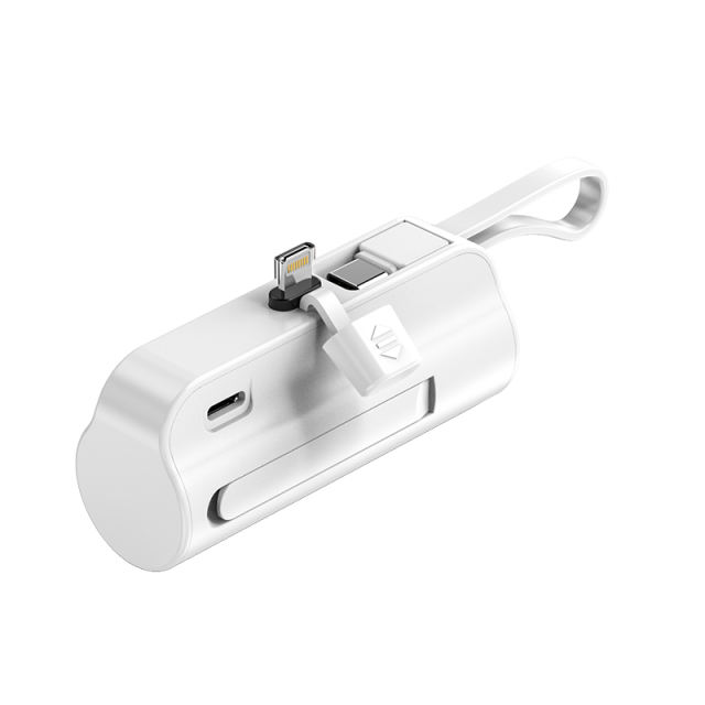 5000mAh Power Bank, With Stand, 2-in-1 Charging Head, Pocket Capsule Charging