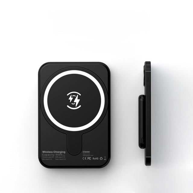 Ultra-thin Magnetic Wireless Power Bank, 5000mAh