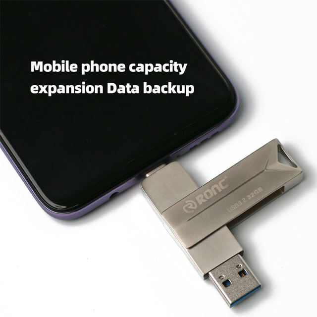 Metal OTG Pendrive High Speed USB Memory Stick 8GB/16GB/32GB/64GB/128GB Pen Drive Capacity Flash U Disk