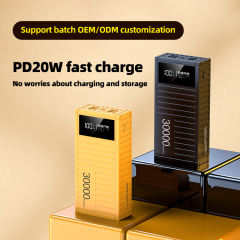Portable Container Power Bank 30000Mah 20W 22.5W Powerbank