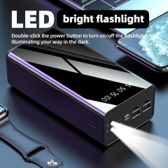 50000mAh High Capacity Power Bank Fast Charger Powerbank for iPhone Laptop Batterie