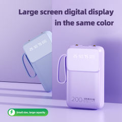 Colorful Series Mini Power Bank with Cables 10000mAh