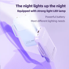Colorful Series Mini Power Bank with Cables 10000mAh