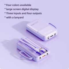 Colorful Series Mini Power Bank with Cables 10000mAh