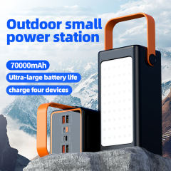 Large Capacity Power Banks 70000mAh Power Bank with led display