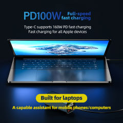 Wholesale PD 100W USB C Power Bank 20000mAh Fast Charging External Battery Pack with Dual USB-C