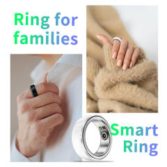 R8 Smart Ring Sleep Fitness Tracker Portable Health Tracking with Charging Case