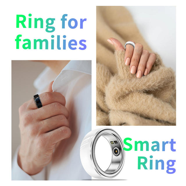 R8 Smart Ring Sleep Fitness Tracker Portable Health Tracking with Charging Case