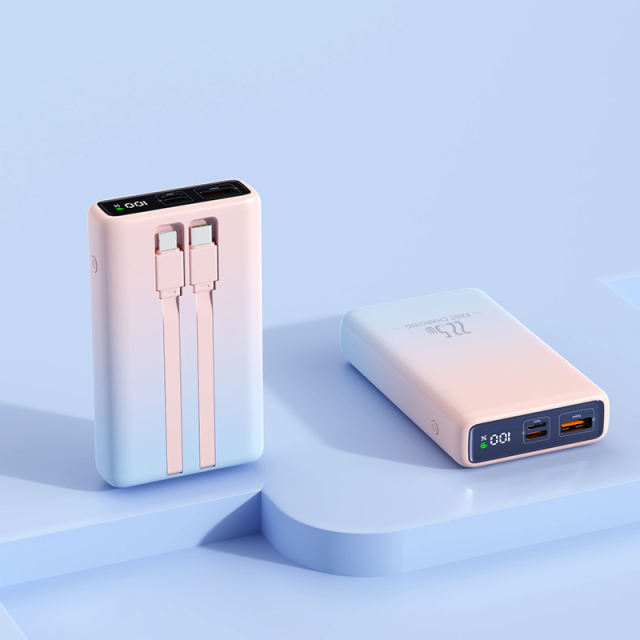 22.5W Comes with Dual Cables Fast Charging Power Bank