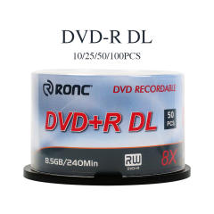 DVD+R DL 8.5GB 8X with Branded Surface - 50pk Spindle, 50 - Disc