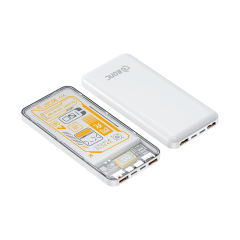 Fast Charging Transparent Cyber Punk 10000 mAh Power Bank