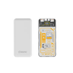 Fast Charging Transparent Cyber Punk 10000 mAh Power Bank
