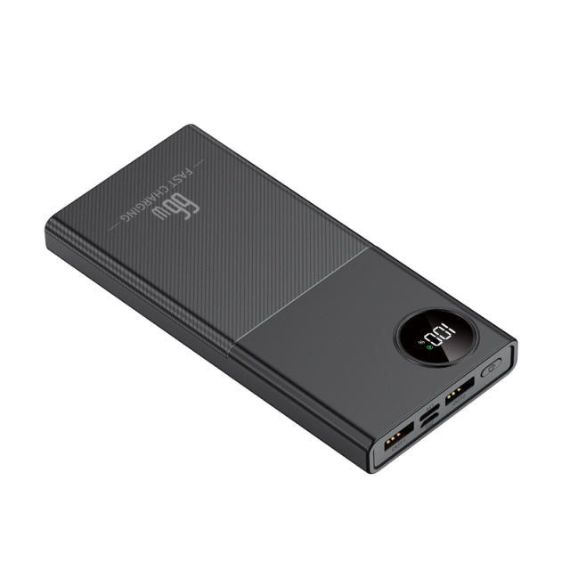 66w super fast charge built in four cables large capacities power bank